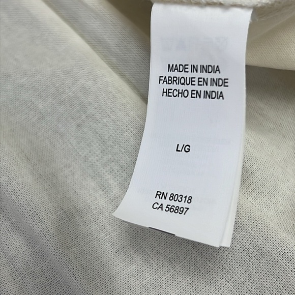 SOLD IN STORE Lucky Brand Embroidered Peasant Blouse Size Large - Picture 7 of 11